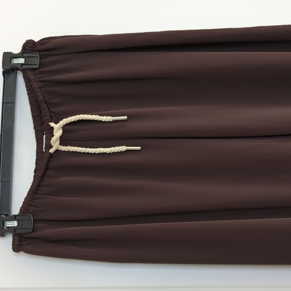 Rumored Sultry Cinch Harem Pants Drawstring Waist And Ankles Pinecone Brown S - Picture 7 of 13